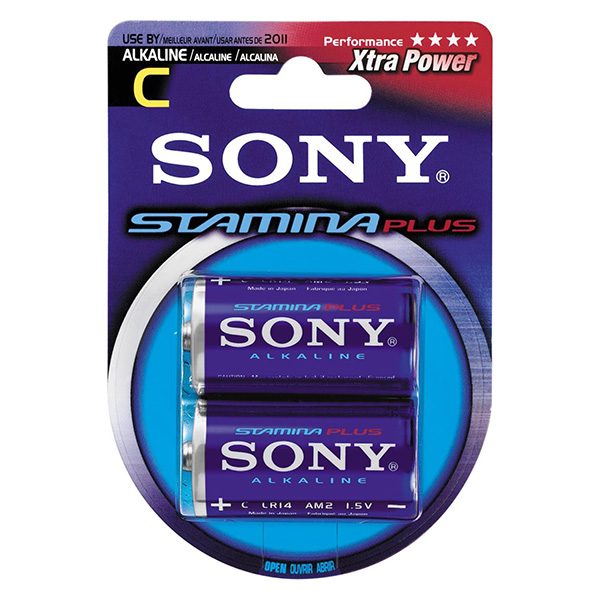 Pin trung Sony C Stamina Plus vỉ 2 viên