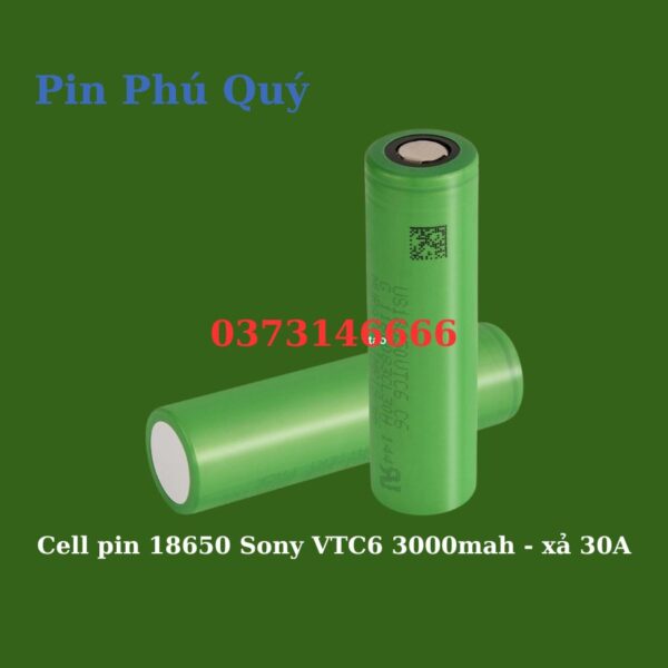 Cell pin 18650 Sony VTC6 Li-ion 3.7V