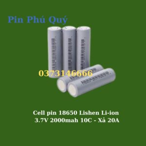 Cell Pin 18650 Lishen 2500mah-5C-10A (Li-ion 3.7V)