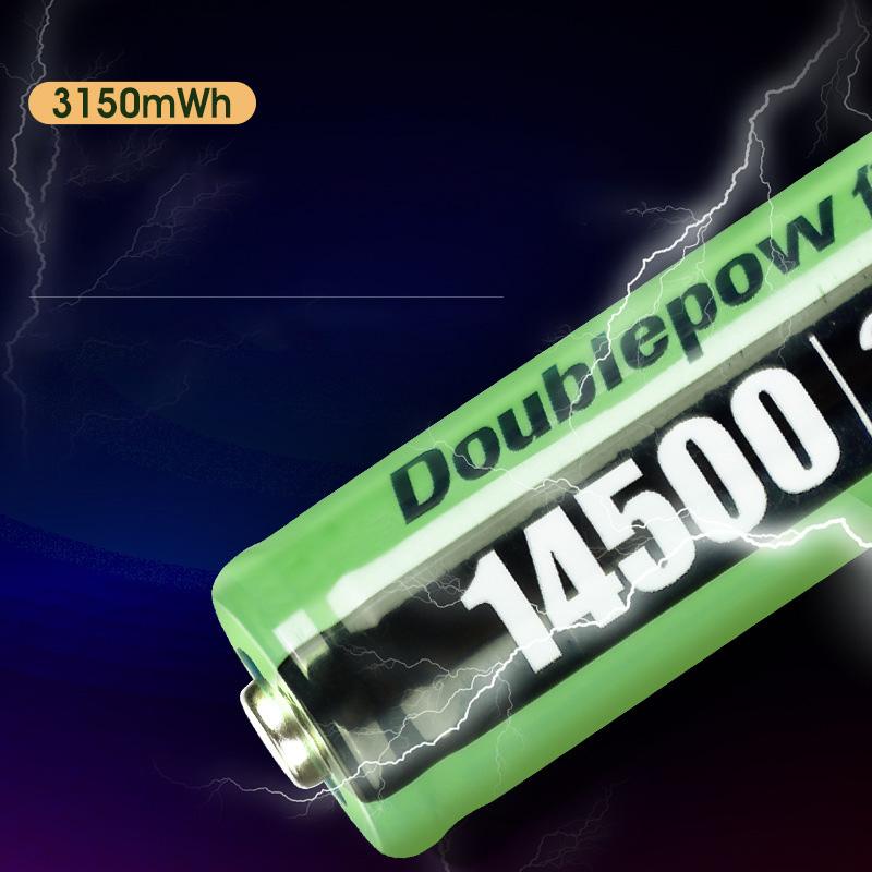 pin sạc 14500 3.7V Doublepow