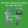 Kẽm hàn cell pin loại miếng tùy chọn (A,D,E,G)