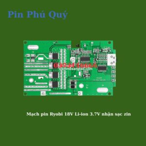 Mạch pin Ryobi 18V Li-ion 3.7V nhận sạc zin