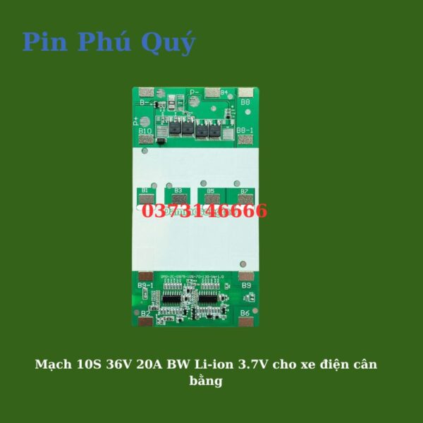 Mạch 10S 36V 20A BW Li-ion 3.7V cho xe điện cân bằng