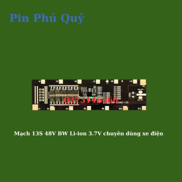 Mạch 13S 48V BW Li-ion 3.7V chuyên dùng xe điện