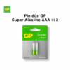Pin AAA Alkaline GP 24A-2U2 vỉ 2 viên 1,5v