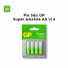 Pin AA Alkaline GP 15A-2U4 vỉ 4 viên 1,5v