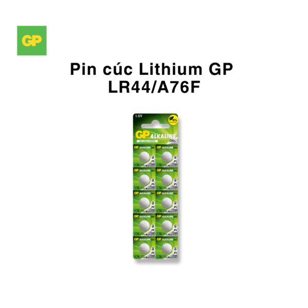 pin lr44 gp ag13 vỉ 10 viên