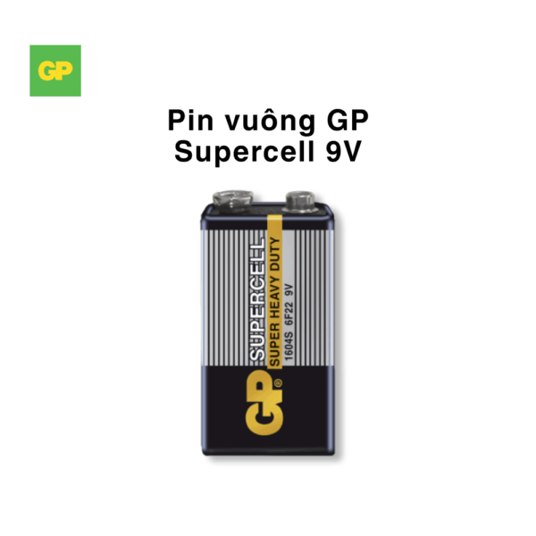 Pin 9V Gp super vỉ 1 viên chính hãng