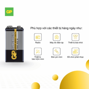 pin 9v gp vỉ 1 viên