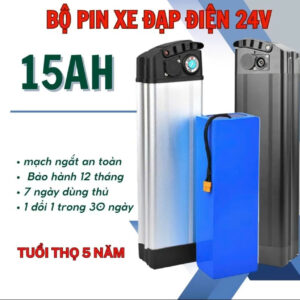 Pin Xe đạp điện 24V 15AH Chính Hãng, giá rẻ
