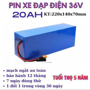 pin xe dap dien 36v 20A