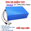 pin xe dap dien 72v 30A