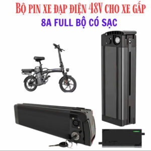 pin xe dap dien cho xe gap 48v 8A