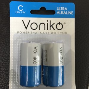 Pin VONIKO USA Ultra Alkaline C 1.5v LR14/2B vỉ 2 viên